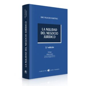 La Nulidad del Negocio Jurídico – Eric Palacios Martínez